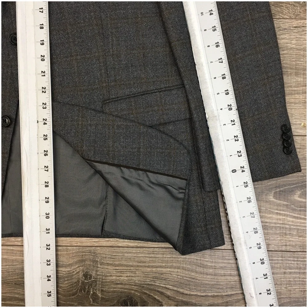 MICHAEL KORS Mens Blazer Sport Coat‎ Casual Jacket Size 44R Gray Wool Suit